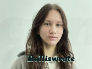 Holliswrote