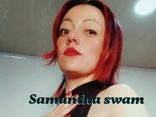 Samantha_swam